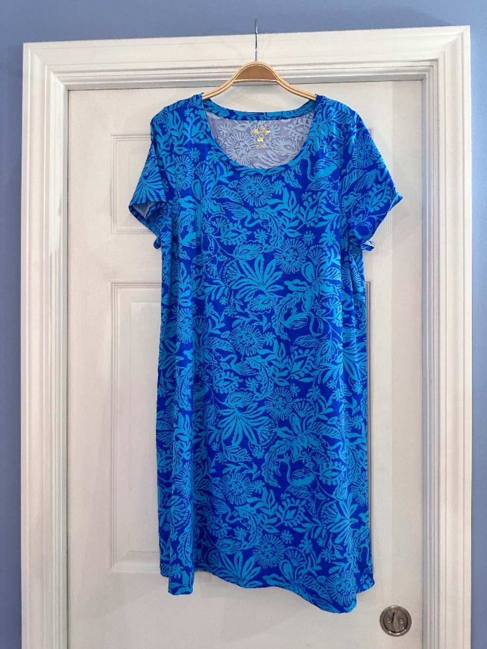 Lilly Pulitzer Cody Dress in Martinique Blue Jungle Oasis